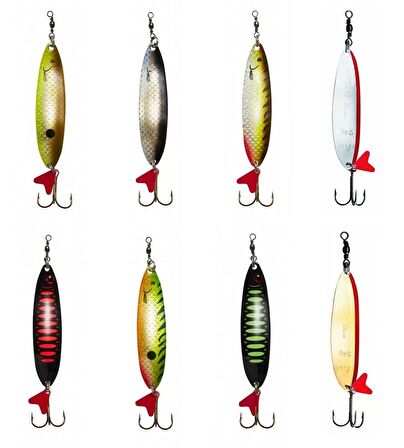Dam Effzett Standard Spoon Slim 5 cm 8 gr Sinking Kaşık Dam-Olive Silver UV