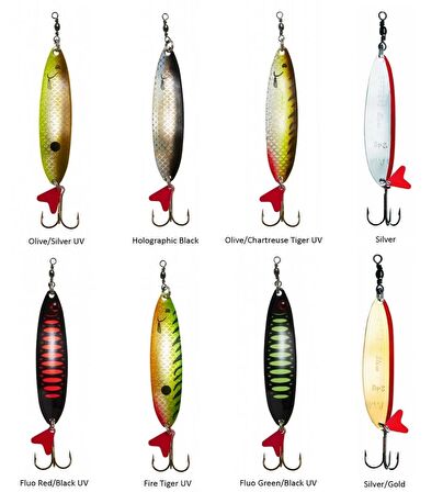 Dam Effzett Standard Spoon Slim 5 cm 8 gr Sinking Kaşık Dam-Olive Silver UV