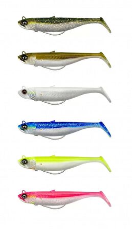 Savage Gear Savage Minnow Weedless 12.5 cm 28 gr 2+1 Savage gear-Lemon Back