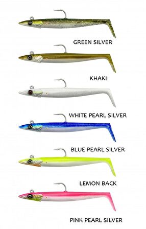 Savage Gear Sandeel V2 14 cm 33 gr 2+1 Savage gear-Lemon Back