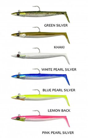 Savage Gear Sandeel V2 17.5 cm 65 gr 2+1 Savage gear-Blue Pearl Silver