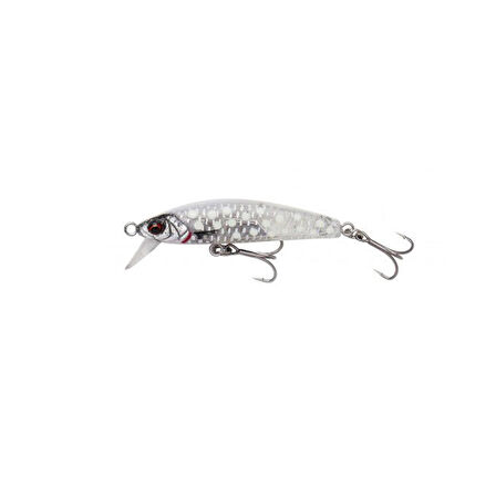 Savage Gear Gravity Minnow 5 cm 8 gr Suni Yem Crystal White Glow