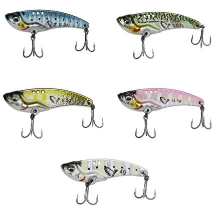 Savage Gear Vib Blade 3.5 cm 4 gr Suni Yem Savage gear-Zebra Glow