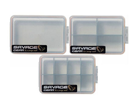 Savage Gear Pocket Box Smoke 3pcs Kit  10.5X6.8X2.6CM