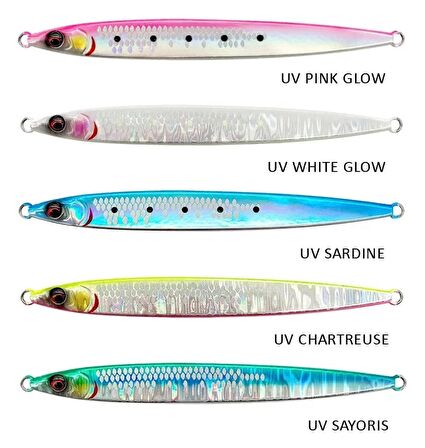 Savage Gear Sardine Slider 14.5 cm 80 gr Suni Yem Savage gear-UV White Glow