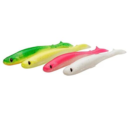 Savage Gear Slender Scoop Shad 9 cm 4 gr Dark Water Mix