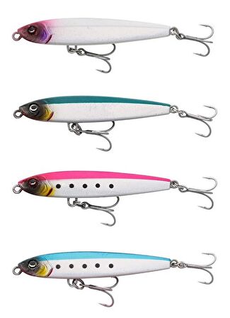  Savage Gear Jig Pencil Micro Z 4.5 cm 8G S Holo White Glow