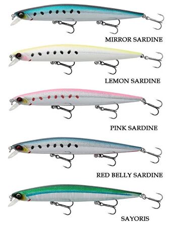 Savage Gear Sea Bass Minnow 12CM 12.5GR F Lemon Sardine