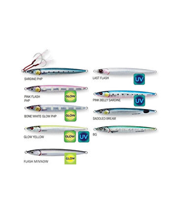 SG 3D Slim Jig Minnow 100 gr 15 cm Saddled Bream