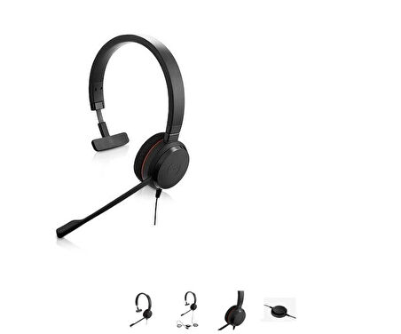 Jabra Evolve 20 Mono USB NC MS Kulak Üstü Kulaklık