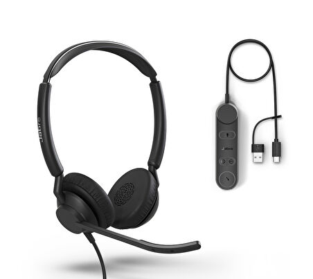Jabra Engage 50 II USB A-C Duo Kablolu Kulak Üstü Kulaklık