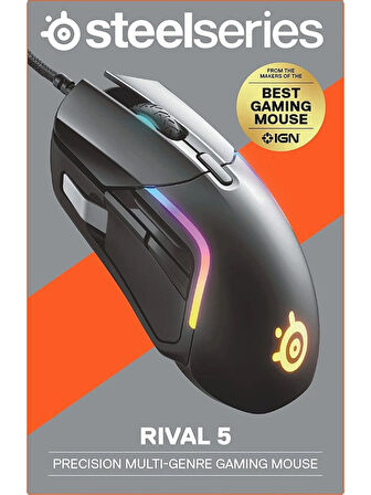 Steelseries Rival 5 Rgb Optik Oyuncu Mouse(OUTLET)