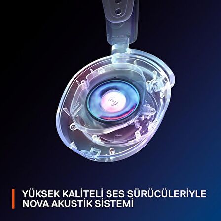 Steelseries Arctis Nova 7x Kablosuz Xbox Konsol Kulaklığı - Nova Akustik Sistemi - 2,4 Ghz ve Eş Zamanlı Bluetooth - 38 Saat Pil Kullanımı - Usb-C - Clearcast Gen2 Mikrofon - Pc, Playstation, Switch