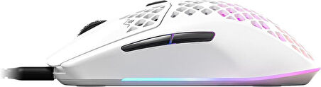 SteelSeries Aerox 3 Snow RGB Optik Kablolu Oyuncu Mouse - Teşhir