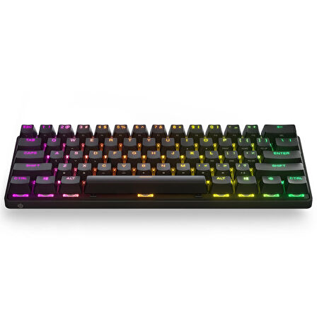 SteelSeries Apex Pro Mini Wireless SSK64843 İng Q (UK) OmniPoint Switch RGB Mekanik Kablosuz Gaming (Oyuncu) Klavye