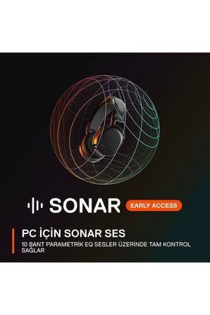 SteelSeries Arctis 7+ Siyah 7.1 Kablosuz Kulak Üstü Oyuncu Kulaklığı Outlet