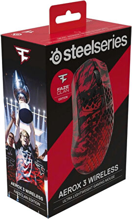 Steelseries Aerox 3 Wireless Faze Clan Edition Gaming, Kablosuz