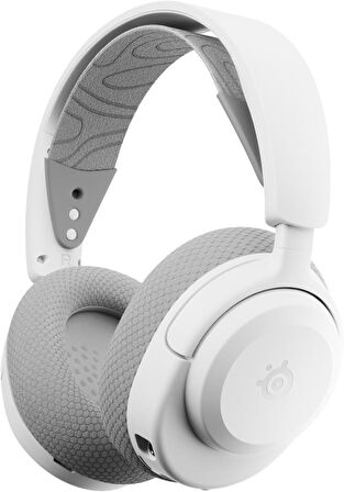 SteelSeries Arctis Nova 3P Wireless Beyaz Gaming Kulaklık - Mobil Uygulama ile Kontrol - 40 Saat Pil Ömrü PS5, PS4, PC, Switch, Mobil Uyumlu