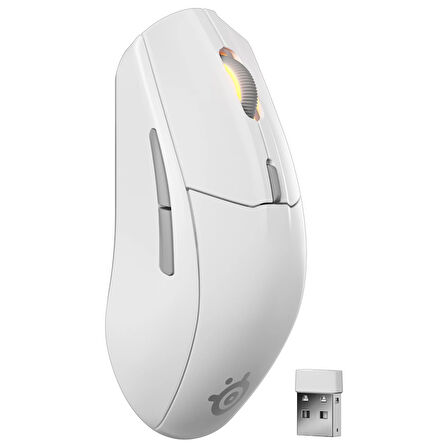 SteelSeries Rival 3 Gen 2 Kablosuz SSM62524 Optik 6 Tuş 8500DPI Beyaz Kablolu Gaming (Oyuncu) Mouse