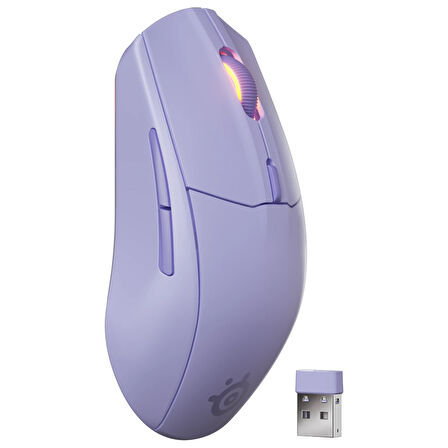 SteelSeries Rival 3 Gen 2 Kablosuz SSM62525 Optik 6 Tuş 8500DPI Lavender Kablolu Gaming (Oyuncu) Mouse