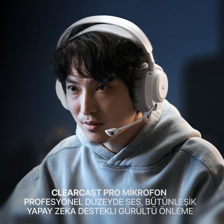 SteelSeries Arctis Nova Pro Omni Wireless ve Bluetooth Hi-Res Oyuncu Kulaklığı - Beyaz