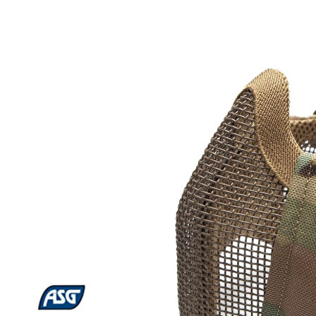 ASG Kulak ve Ağız Korumalı Camo Multicam Airsoft Maske
