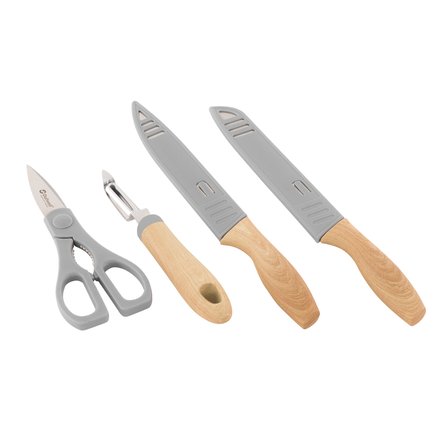 Outwell Chena Knife Set wPeeler & Scissors Lux Kamp Mutfak Seti