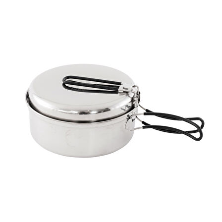 Easy Camp Tour Cook Set 3 Parça Paslanmaz Çelik Yemek Seti