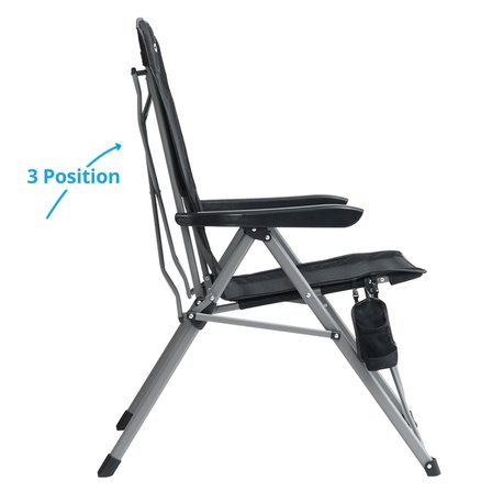 Outwell Campo Recliner 3 Kademeli Konforlu Katlanır Kamp Sandalyesi