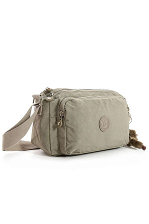 Çapraz Askılı Ultra Hafif Çok Cepli Omuz Çantası Klinkıl Kumaş