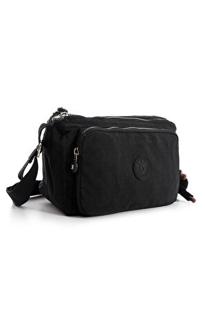 Çapraz Askılı Ultra Hafif Çok Cepli Omuz Çantası Klinkıl Kumaş