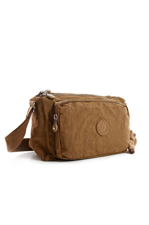 Çapraz Askılı Ultra Hafif Çok Cepli Omuz Çantası Klinkıl Kumaş