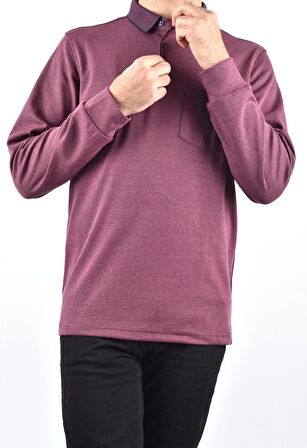 R7280 CEPLİ SWEAT /LACİVERT-GÜL/XL