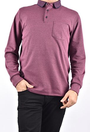 R7280 CEPLİ SWEAT /LACİVERT-GÜL/XL
