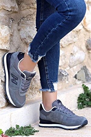 Hammer Jack Peru Kadın Günlük Spor Ayakkabı 19250 Gri v9