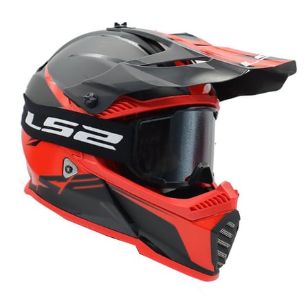 LS2 CHARGER GOGGLES MOTOKROS GÖZLÜK SİYAH İRİDYUM CAMLI ORJİNAL