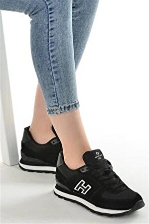 Hammer Jack Peru Kadın Sneaker Spor Ayakkabı 19250 Siyah v10