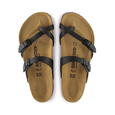 Birkenstock Mayari Hakiki Deri Parmak Arası Kadın Terlik