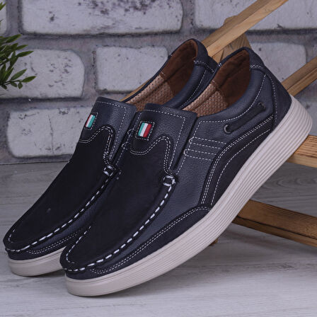 Ayakkabix Tems Hakiki Deri Yazlık Erkek Ayakkabı