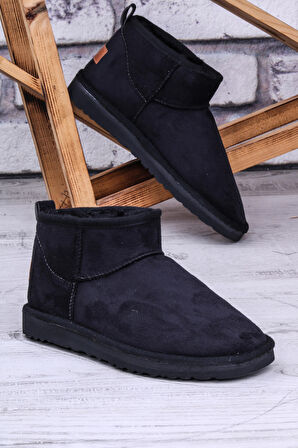 Pierre Cardin Ug Kısa Süet Kadife Kadın Bot Kışlık