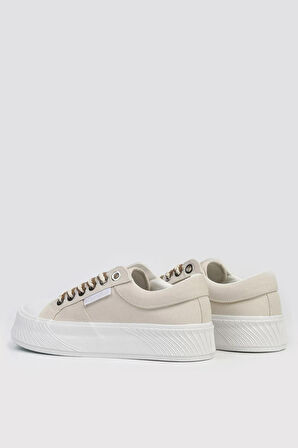 Benetton 10097 Kadın Günlük Yüksek Taban Sneaker Ayakkabı