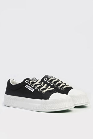 Benetton 10097 Kadın Günlük Yüksek Taban Sneaker Ayakkabı