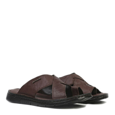 Pierre Cardin 7155 Erkek Hakiki Deri Terlik Hac Umre
