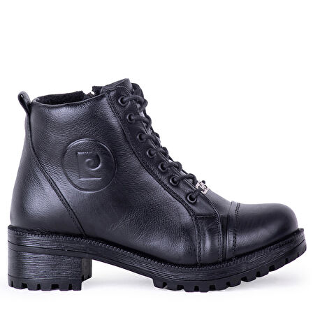 Pierre Cardin 54062 Kadın Hakiki Deri Fermuarlı Bağcıklı Bot