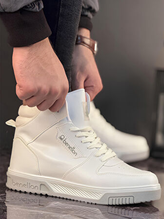 Benetton Erkek Boğazlı Sneaker Ayakkabı