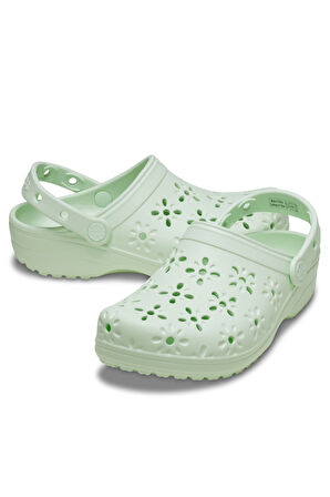 Crocs Classic Floral Cut Out Clog Kadın Terlik