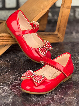 Ghattix Baby Kids Çocuk Bebek Kız Babet Ayakkabı