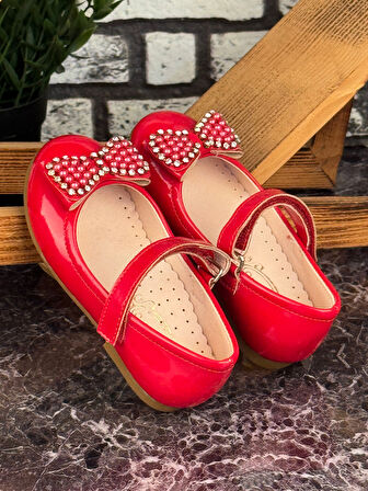 Ghattix Baby Kids Çocuk Bebek Kız Babet Ayakkabı