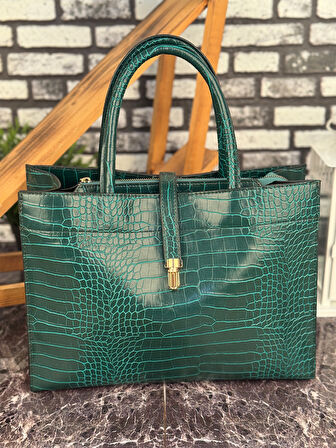 Ghattix 3 Bölmeli Ayarlanabilir Suni Deri Kadın Omuz Çantası