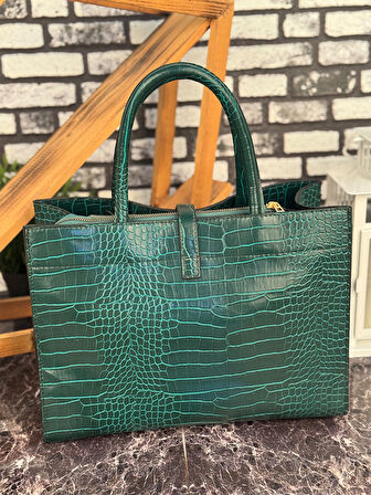 Ghattix 3 Bölmeli Ayarlanabilir Suni Deri Kadın Omuz Çantası